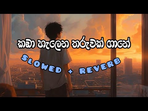 කඩා හැලෙන තරුවක් ගානේ Slowed + Reverb #kada #halena #tharuvak #gane #slowed #revarb #sinhala