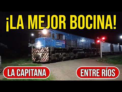 LA CAPITANA EN CHAJARÍ: Locomotora 7903 con tolvas Ferrocarril Urquiza 20-10-2026 Trenes Argentinos