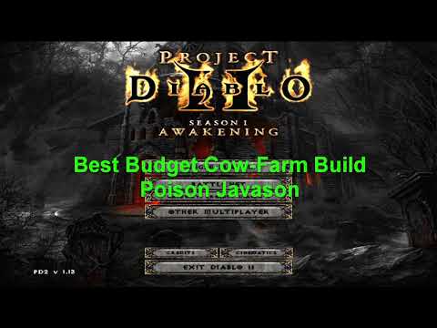 Fastest Budget Cow Farmer? - 5 Minute Full Clear - Poison Javazon Build Review - Project Diablo 2