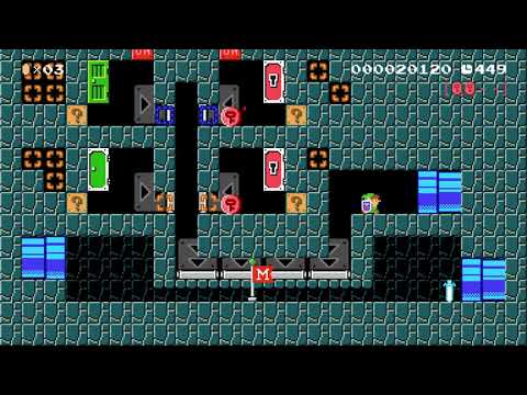 Link Puzzle: Four Powers (Super Mario Maker 2)