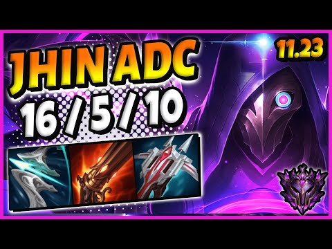 Jhin ADC vs Senna / EUW Master / Patch 11.23 [ 16 / 5 / 10 ] ✅
