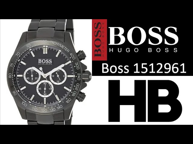 Vídeo relacionado con HUGO Reloj Analógico de Cuarzo para Hombre Colección #First con Correa de Acero Inoxidable Negra - 1530187