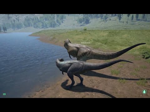The Isle gameplay Sub Rex vs Sub Giga and Cera