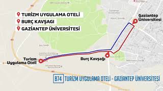 B74 - Turizm Uygulama Oteli - Gaziantep Üniversitesi Hat Tanıtım