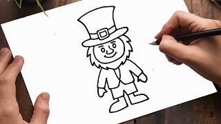 How To Draw A Leprechaun Easy | Step-by-Step Tutorial for Beginners