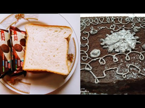 5 Minute Cake Recipe With Bread ।Bread Cake Recipe Without Oven । No Bake Biscuit Cake।