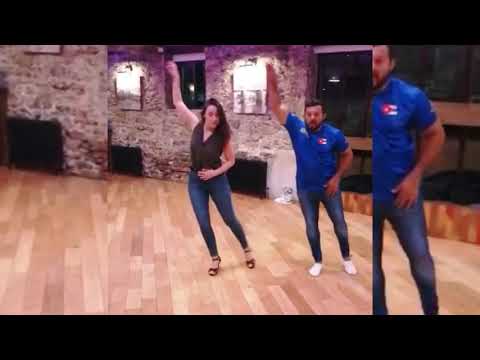 Duplicandote La dosis TIMBALIVE! Pasitos & Salsa  moves Intermediate with Misael & Nicole! 😱🇨🇺