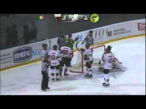 17. kolejka PLH: GKS Tychy - Zagłębie Sosnowiec 8:4. Tercja 1