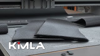 Car mats cutting on Kimla CNC Cutter