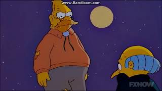 The Simpsons - Grandpa Faces Mr Burns