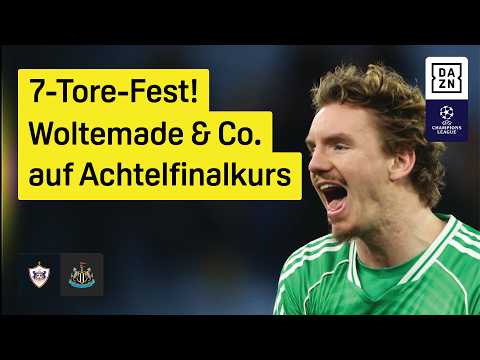 Woltemade & Magpies gnadenlos: Qarabag - Newcastle | Playoffs | UEFA Champions League | DAZN