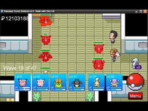 Pokemon Tower Defense:Chapter 5 - Rocket Hideout Walkthrough