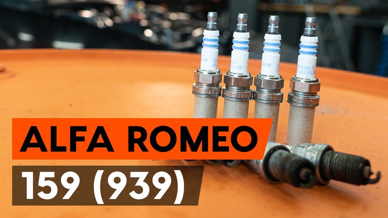 Jak vyměnit zapalovací svíčky na Alfa Romeo 159 Sportwagon – návod k výměně