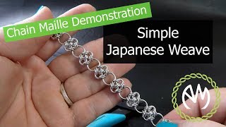Download lagu Chain Maille Weave Tutorial - Simple Japanese Weave Bracelet mp3