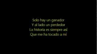 SOLO HAY UN GANADOR VICENTICO  ¨5¨ T.8 + LETRA