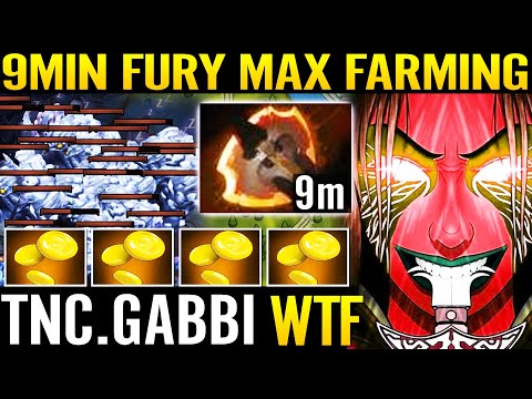 🔥 Almost 9 MIN Battle Fury!!? WTF Pro Phantom Assasin Fast Farm Gabbi Real TNC Monster 7.29 Dota 2