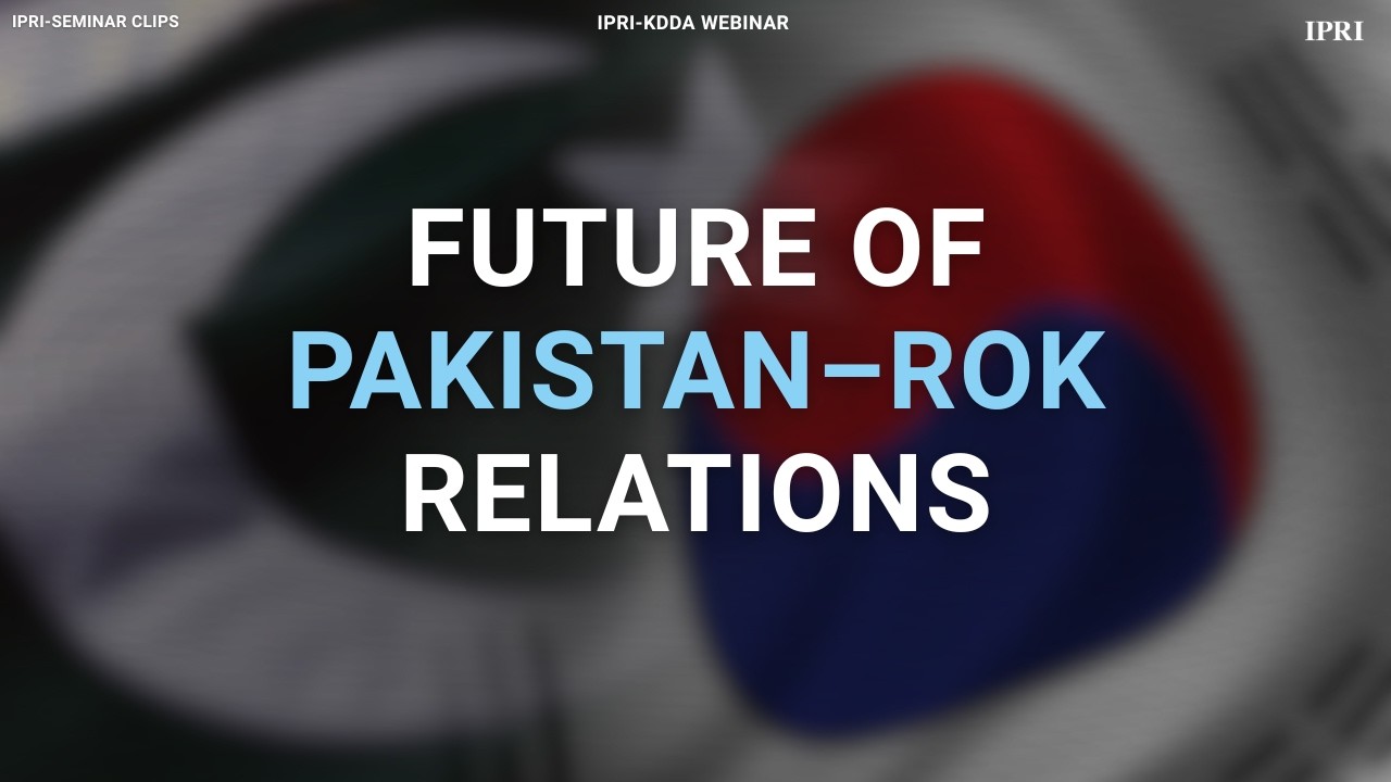 Pakistan R O Homepage - IPRI - Islamabad Policy Research Institute