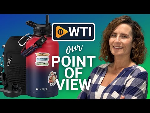 64 oz Insulated Water Bottle with Straw (Cold for 48 Hrs) - WTI product video review