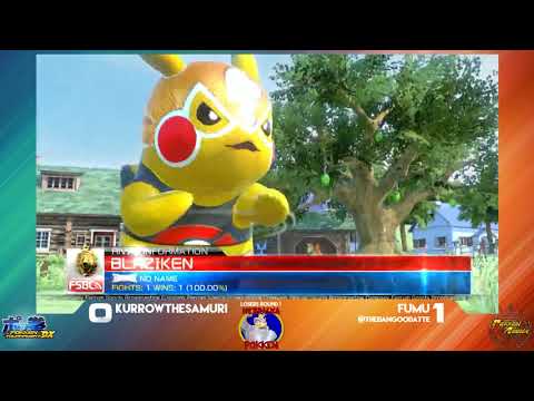 KurrowTheSamuri (Suicune/Pikachu Libre) vs Fumu (Blaziken) - Pokken at LWG - 3/27/18