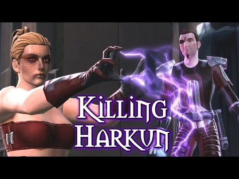 SWTOR Killing Harkun - Dark Side Sith Inquisitor