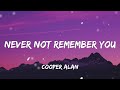 Cooper Alan - Never Not Remember You (Lyrics)