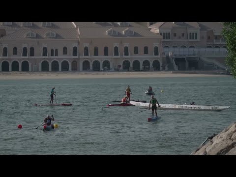 Sprint Masters 50+ Men / 2025 ICF SUP World Championships Abu Dhabi