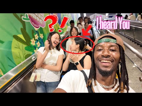 Black Man SHOCKS Chinese Girls on China’s (Nanning) Subway 🇨🇳😱 They Didn’t Know I Speak Mandarin!