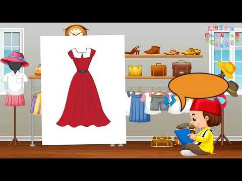 Kids vocabulary - Topic Clothes - Learn english for kids with flashcards