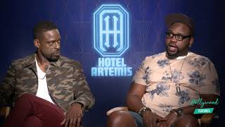 HOTEL ARTEMIS - Interviews with STERLING K. BROWN & BRIAN TYREE HENRY video