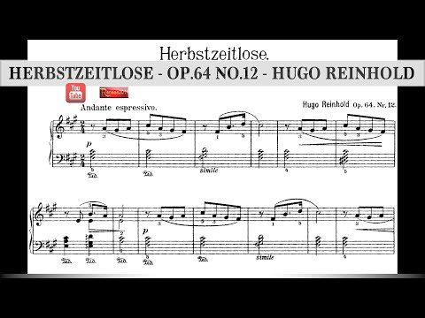 Hugo Reinhold - Op 64 No 12 - Herbstzeitlose