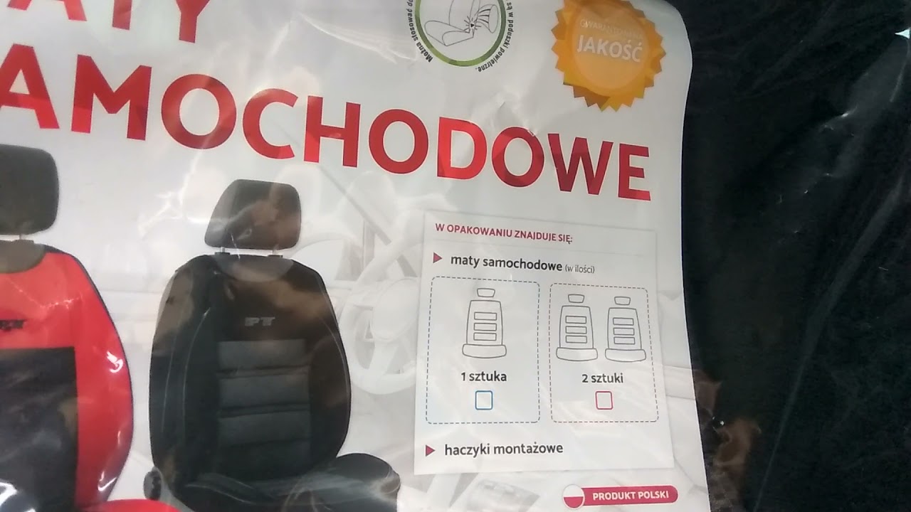 mata tłoczona fotel samochodowy pok ter