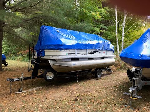 pontoon boat PVC framework for winter cover