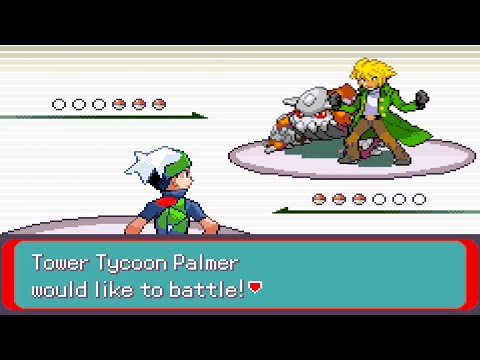 Pokemon Emerald Horizons - Rematch vs Tower Tycoon Palmer (3v3, Postgame)