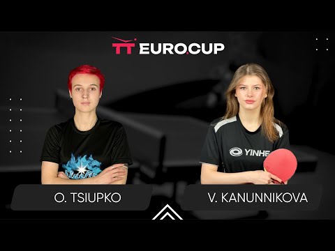 15:30 Oleksandra Tsiupko - Vasylysa Kanunnikova 10.10.2024 TT Euro.Cup Women Ukraine Star. TABLE 3