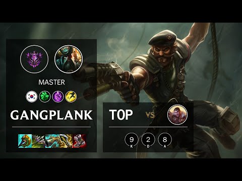 Gangplank Top vs Jayce - KR Master Patch 11.23