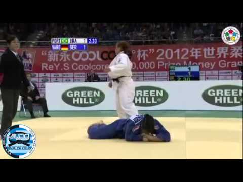 Judo Grand Prix Qingdao 2012 Semifinal -70kg PORTELA Maria (BRA)-VARGAS KOCH (GER)