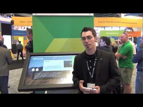 Demo of the Another VMware Cloud Touch Screen at VMworld 2012