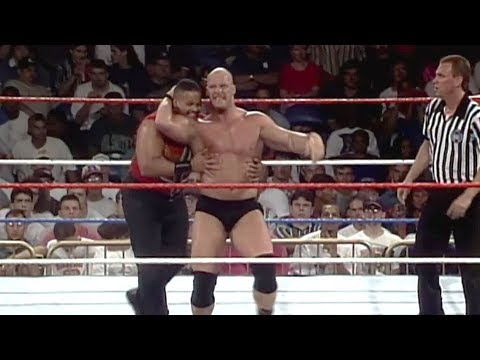 "Stone Cold" Steve Austin debuts the Stunner: WWE Superstars, June 17, 1996