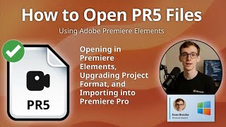 How to Open PR5 Files (Adobe Premiere Elements 5 Project)