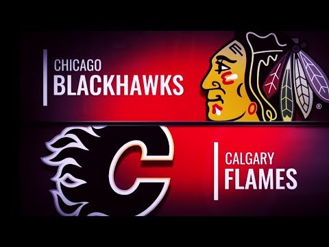CHICAGO BLACKHAWKS VS CALGARY FLAMES 12/31/19