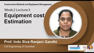 Lec 5: Equipment cost estimation