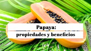Papaya: propiedades, beneficios y valor nutricional