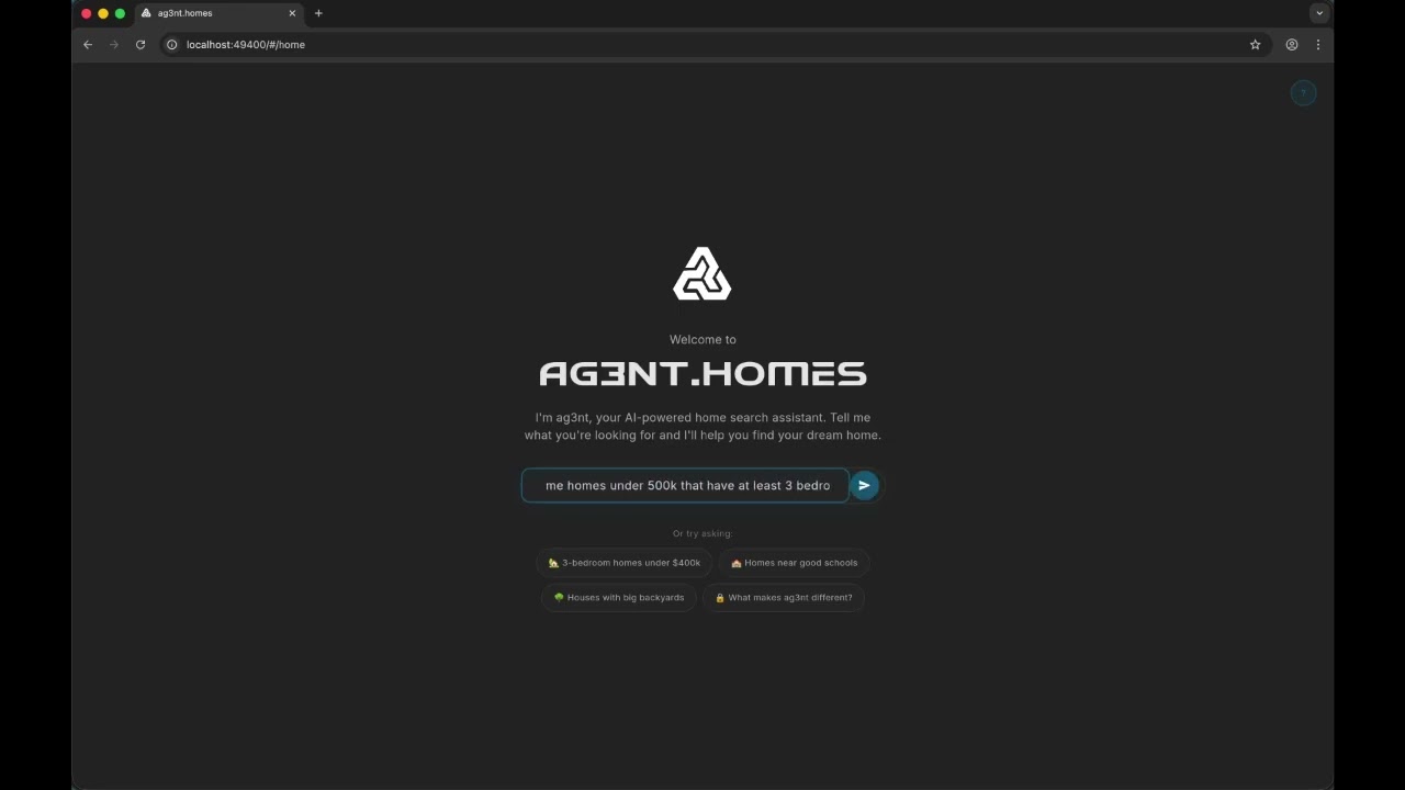Natural language search demo