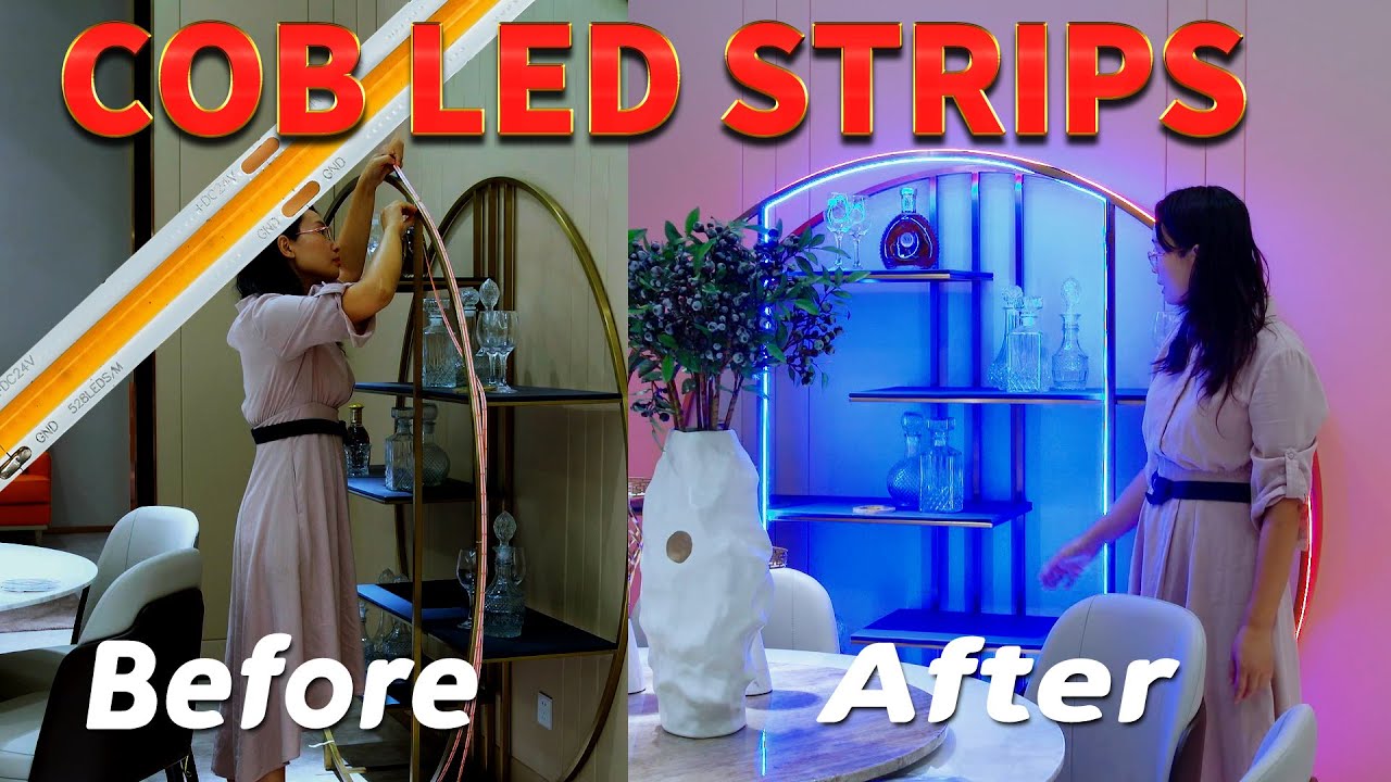 Video Tag 33 How To Make Your Furniture More Contoured? Stick Cob Led Strips