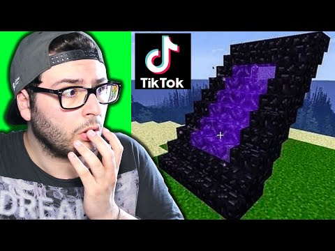 PROVO I TIK TOK PIÙ *ASSURDI* - MINECRAFT REAZIONE