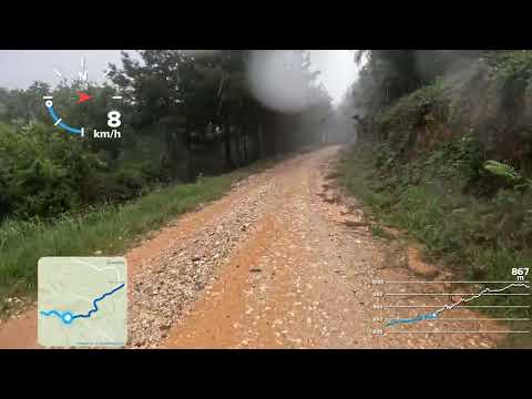 É choveu !!!! Pedalando na CHUVA no ESTRADÃO  -serrinha do POCINHO Itaperuçu Paraná Brasil MTB