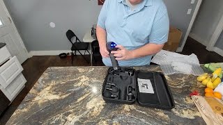 Unboxing & 1st look at massage gun deep tissue massager