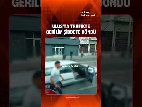 Ulus’ta Trafik Dehşeti: Halk Otobüsü Şoförüne Yol Ortasında Çirkin Saldırı!