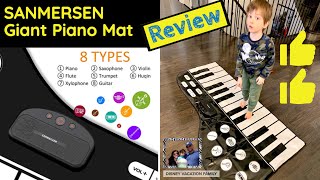 Amazing GIANT PIANO MAT Review in 4k | Piano Toy Review MUSIC