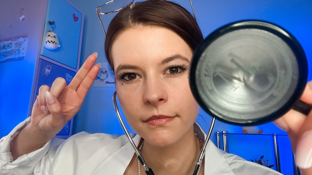 ASMR - Medizinische Untersuchung 👩‍⚕️💤 (Gegen Kopfschmerzen)